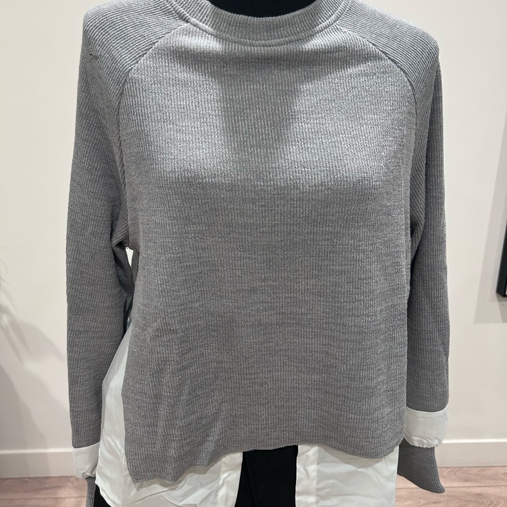 Gray Women's Sweater Cardigan